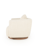 Curved Back Swivel Accent Chair | Eleonora Jordan | Oroatrade.com