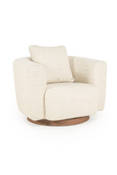 Curved Back Swivel Accent Chair | Eleonora Jordan | Oroatrade.com
