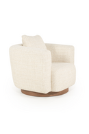 Curved Back Swivel Accent Chair | Eleonora Jordan | Oroatrade.com
