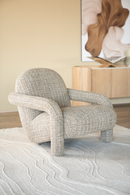 Upholstered Chunky Lounge Armchair | Eleonora Monica | Oroatrade.com