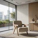 Ash Framed Lounge Armchair | Eleonora Francis