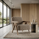 Ash Framed Lounge Armchair | Eleonora Francis