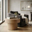 Round Walnut Side Table | Eleonora Bobbie