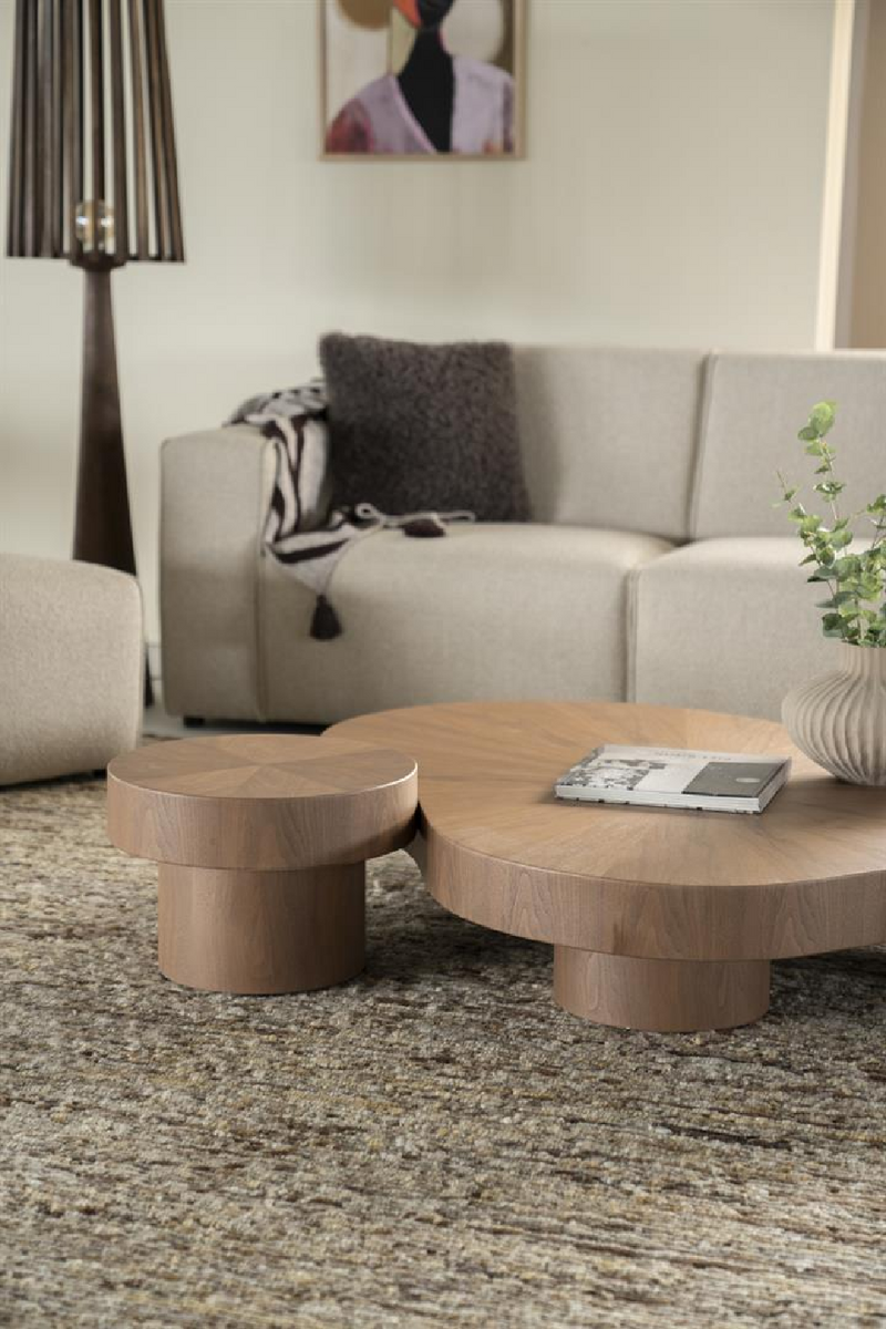 Round Walnut Side Table | Eleonora Bobbie | Oroatrade.com