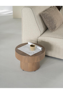Round Walnut Side Table | Eleonora Bobbie | Oroatrade.com