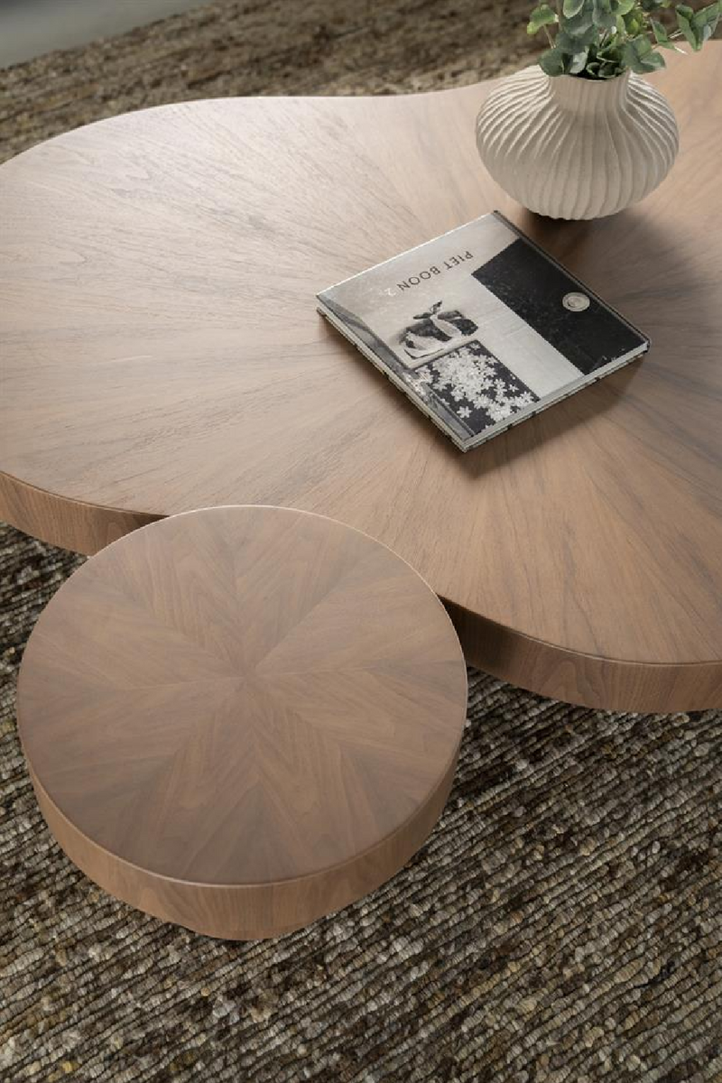 Organic-Shaped Walnut Coffee Table | Eleonora Bobbie