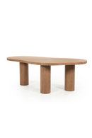 Organic-Shaped Walnut Dining Table | Eleonora Bobbie | Oroatrade.com