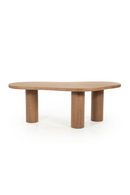 Organic-Shaped Walnut Dining Table | Eleonora Bobbie | Oroatrade.com