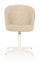 Curved Back Swivel Chair | Eleonora Molly | Oroatrade.com