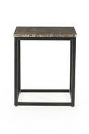 Brown Marble Square Side Table | Eleonora Rico | Oroatrade.com