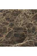 Brown Marble Square Side Table | Eleonora Rico | Oroatrade.com