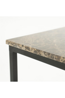 Brown Marble Square Side Table | Eleonora Rico | Oroatrade.com