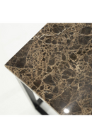 Brown Marble Square Side Table | Eleonora Rico | Oroatrade.com