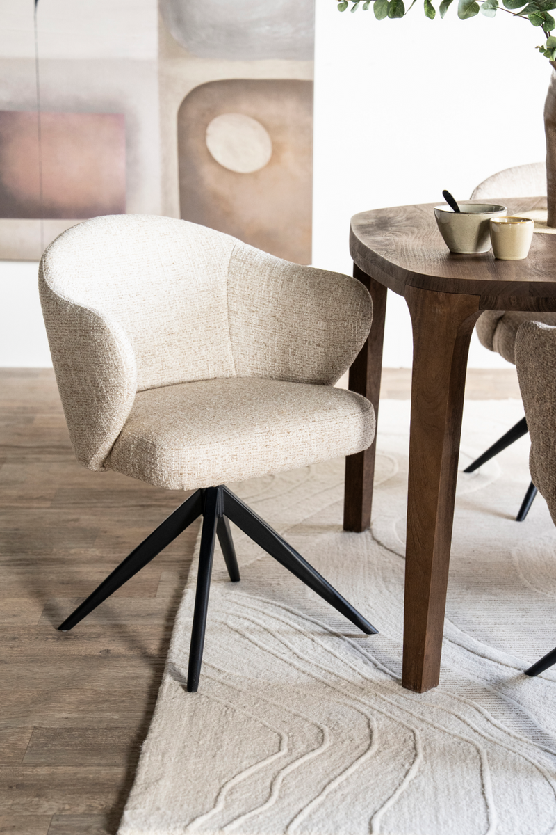 Fabric Swivel Chair | Eleonora Connor | Oroatrade.com