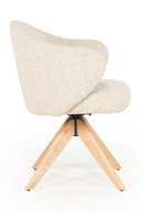 Oak Base Swivel Armchair | Eleonora Connor | Oroatrade.com