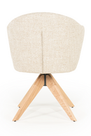 Oak Base Swivel Armchair | Eleonora Connor | Oroatrade.com