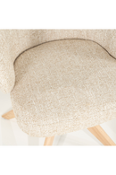 Oak Base Swivel Armchair | Eleonora Connor | Oroatrade.com