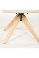 Oak Base Swivel Armchair | Eleonora Connor | Oroatrade.com