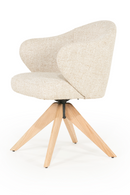 Oak Base Swivel Armchair | Eleonora Connor | Oroatrade.com