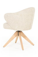 Oak Base Swivel Armchair | Eleonora Connor | Oroatrade.com