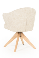 Oak Base Swivel Armchair | Eleonora Connor | Oroatrade.com