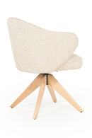 Oak Base Swivel Armchair | Eleonora Connor | Oroatrade.com
