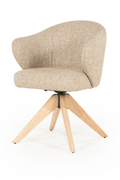 Oak Base Swivel Armchair | Eleonora Connor | Oroatrade.com