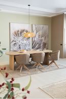 Oak Base Swivel Armchair | Eleonora Connor | Oroatrade.com