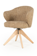 Oak Base Swivel Armchair | Eleonora Connor | Oroatrade.com