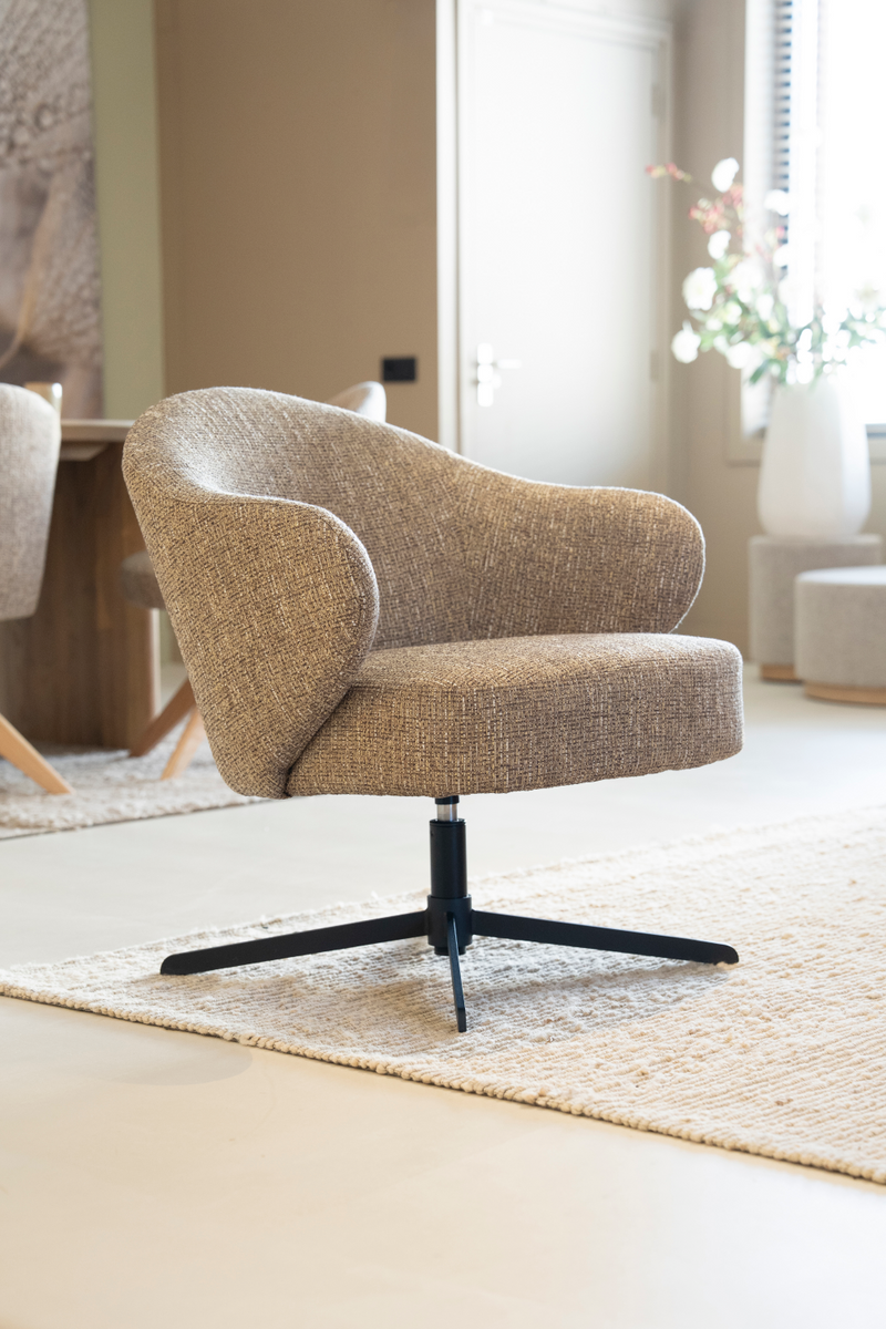 Fabric Swivel Armchair | Eleonora Connor | Oroatrade.com
