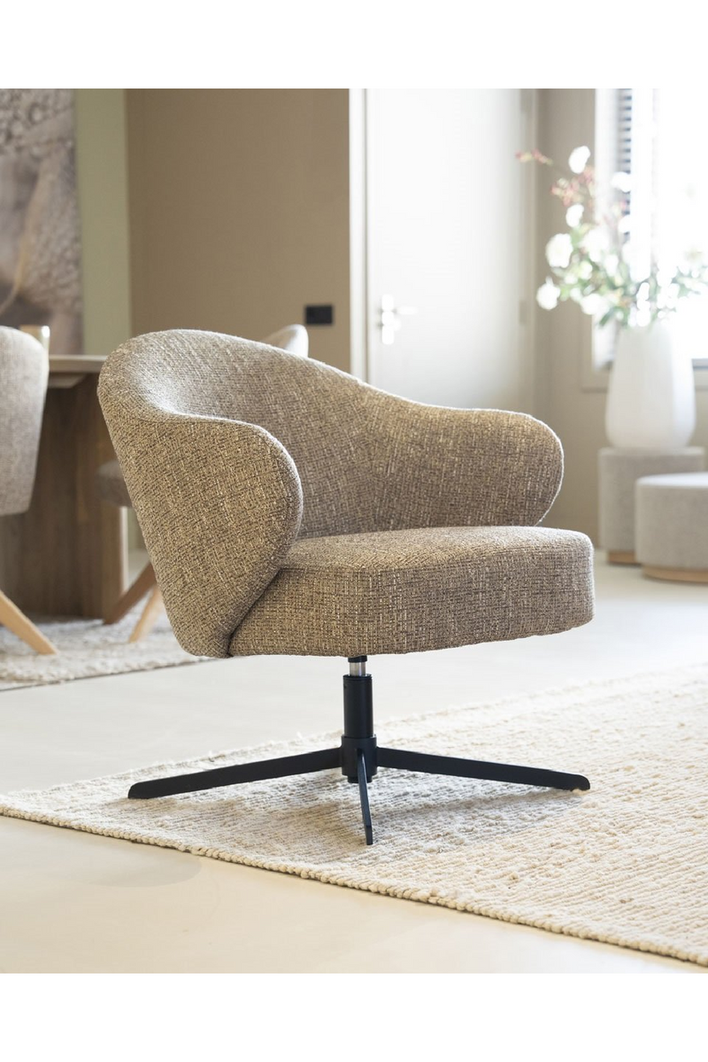 Fabric Swivel Armchair | Eleonora Connor | Oroatrade.com