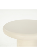 White Round Pedestal Side Table | Eleonora Jade | Oroatrade.com