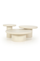 White Round Coffee Table | Eleonora Jade | Oroatrade.com