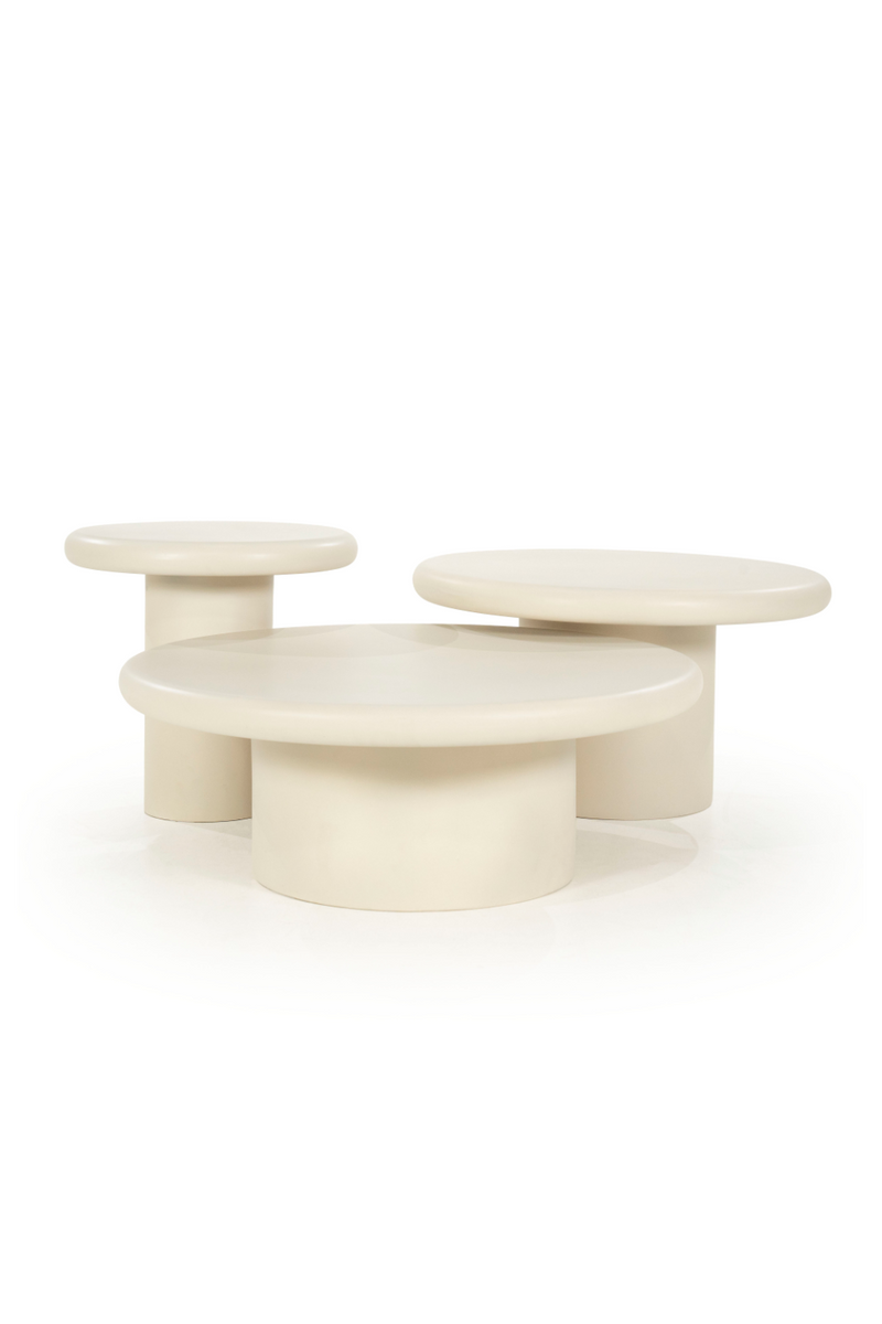 White Round Coffee Table | Eleonora Jade | Oroatrade.com
