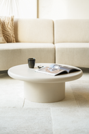 White Round Coffee Table | Eleonora Jade | Oroatrade.com