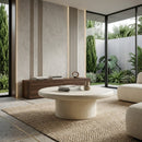 White Round Coffee Table | Eleonora Jade
