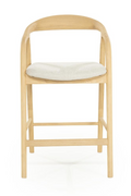 Lacquered Ash Wood Bar Chair | Eleonora Rayven