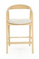 Lacquered Ash Wood Bar Chair | Eleonora Rayven