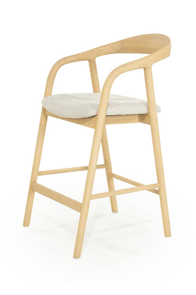 Lacquered Ash Wood Bar Chair | Eleonora Rayven