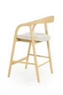 Lacquered Ash Wood Bar Chair | Eleonora Rayven
