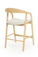 Lacquered Ash Wood Bar Chair | Eleonora Rayven