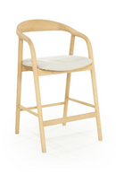 Lacquered Ash Wood Bar Chair | Eleonora Rayven