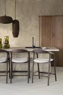 Lacquered Ash Wood Bar Chair | Eleonora Rayven