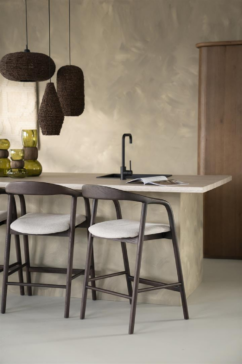 Lacquered Ash Wood Bar Chair | Eleonora Rayven