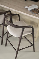 Lacquered Ash Wood Bar Chair | Eleonora Rayven