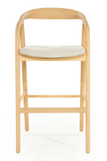 Lacquered Ash Wood Barstool | Eleonora Rayven | Oroatrade.com