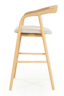 Lacquered Ash Wood Barstool | Eleonora Rayven | Oroatrade.com