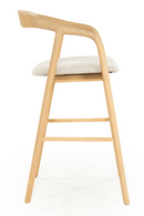 Lacquered Ash Wood Barstool | Eleonora Rayven | Oroatrade.com