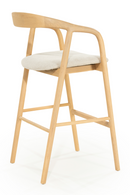 Lacquered Ash Wood Barstool | Eleonora Rayven | Oroatrade.com