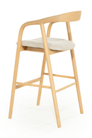 Lacquered Ash Wood Barstool | Eleonora Rayven | Oroatrade.com